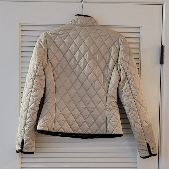 Coach (Authentic) Quilted-Jacket, Tan & Brown, Long-Sleeved, Front Pockets - Picture 4 of 11